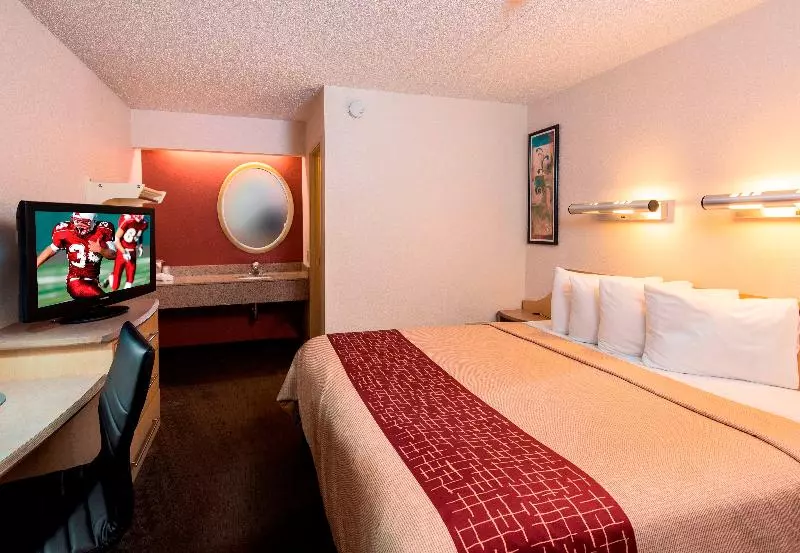 キングサイズベッドのスタンダードルーム, Red Roof Inn San Antonio  Airport