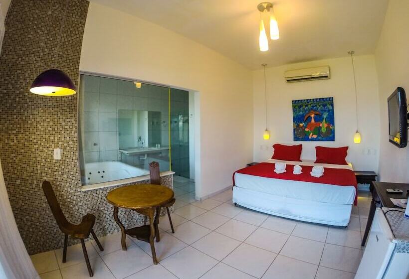 غرفة ديلوكس مطلّة علي البحر, Pousada Enseada Dos Mares