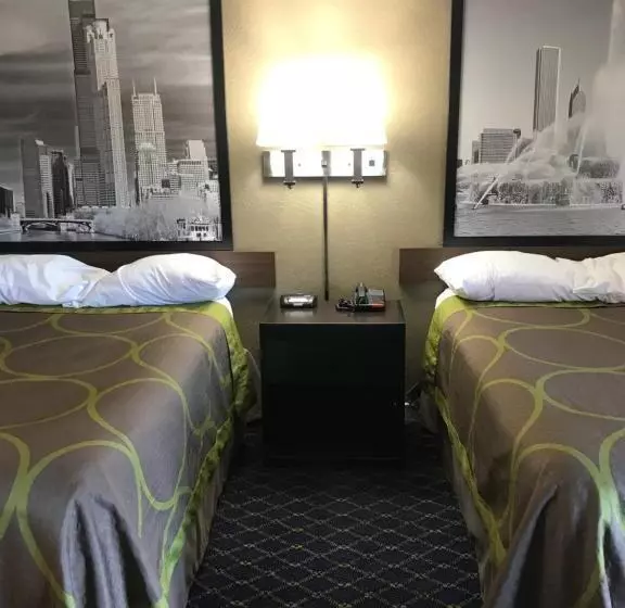 Deluxe-huone, Super 8 By Wyndham Taylorville Il