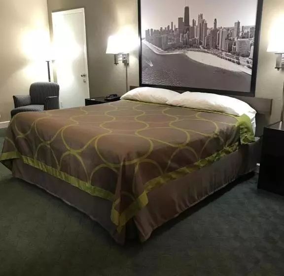 Sviitti King-vuode, Super 8 By Wyndham Taylorville Il