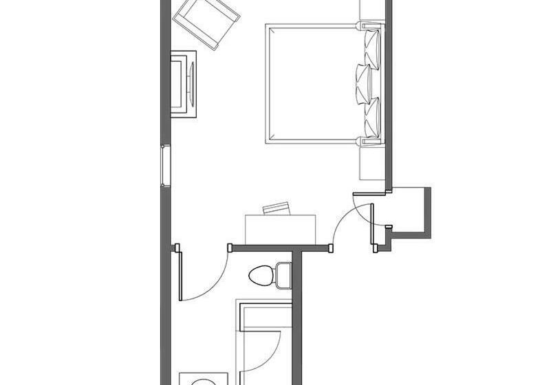 스탠다드 룸 킹사이즈 침대, Edwards House
