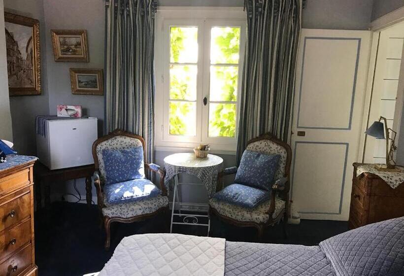 带花园景观的标准三人间, Les Chambres D Hôtes Le Val D Honfleur