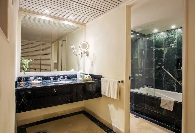 キングサイズベッドのデラックスルーム, Secrets Mirabel Cancún Resort & Spa