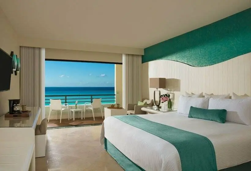 キングサイズベッドのデラックスルーム, Secrets Mirabel Cancún Resort & Spa