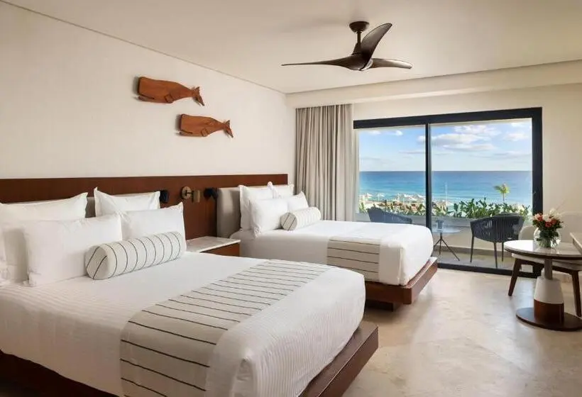 Deluxe-huone Merinäkymä Parveke, Secrets Mirabel Cancún Resort & Spa