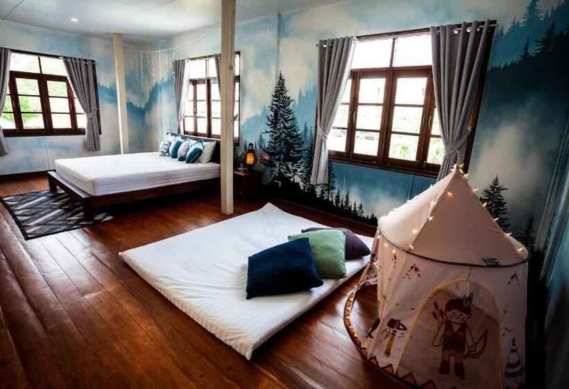 豪华家庭房间, Baan Suan Krung Kao