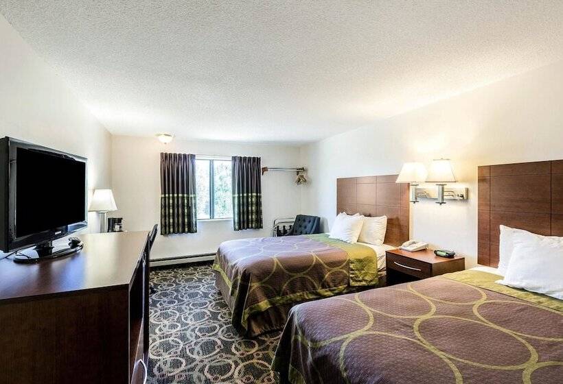 带2个双人床的标准工作室, Rodeway Inn