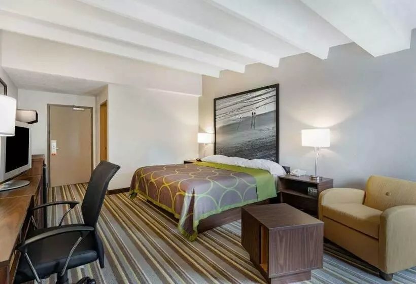 اتاق استاندارد با تخت بزرگ, Super 8 By Wyndham Melbourne