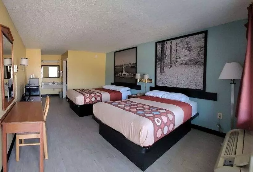 ２ダブルベッドのスタンダードルーム, Super 8 By Wyndham Arkadelphia Caddo Valley Area