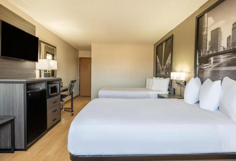 غرفه قياسيه سريرين مزدوجين, Super 8 By Wyndham Clinton