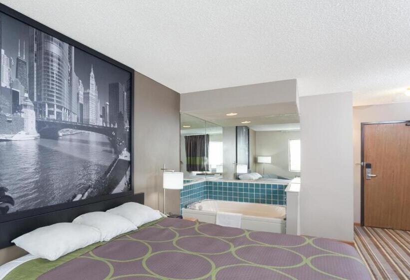 חדר דלוקס עם מיטת קינג, Super 8 By Wyndham Gilman