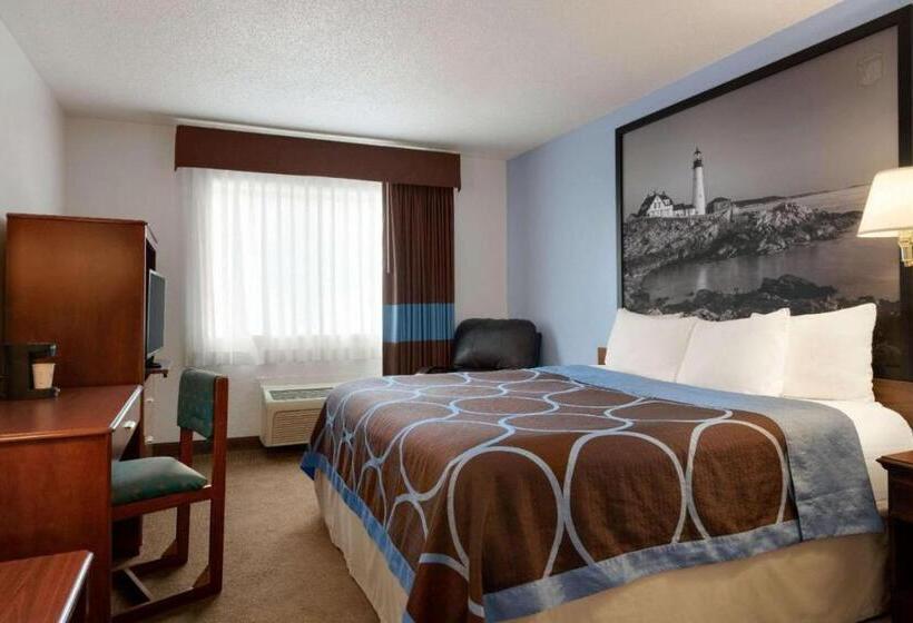غرفة قياسية سرير كينج, Super 8 By Wyndham Portland Me