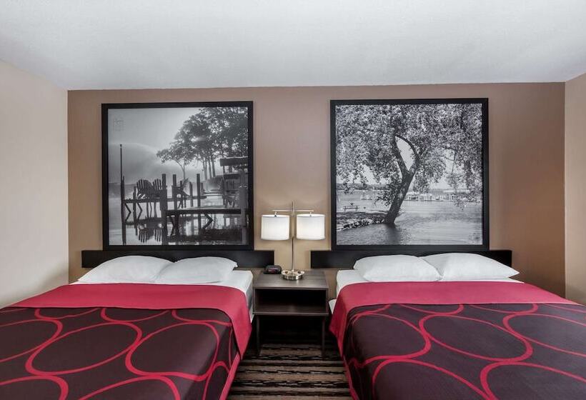 2ダブルベッドのスタンダードルーム, Super 8 By Wyndham Spirit Lake/okoboji