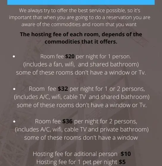 اتاق اکونومی, Bluerock Hostal