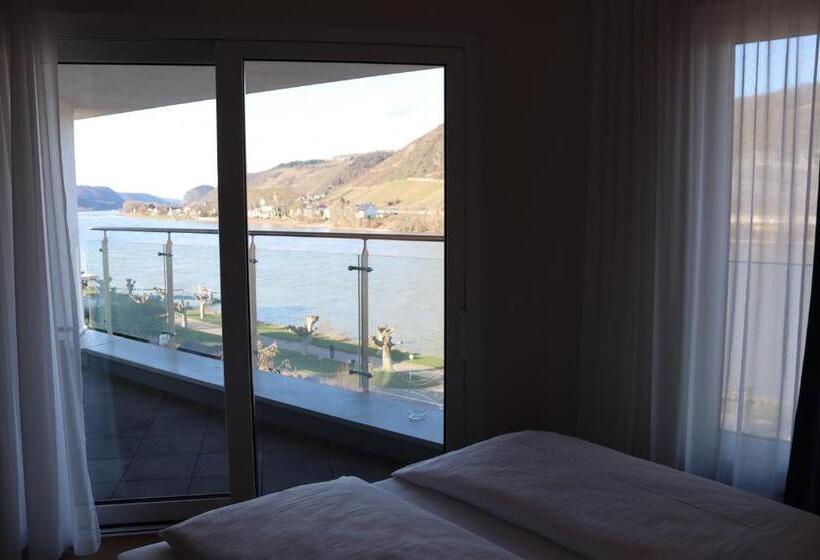 Deluxe room with river view, Einstein Hotel Am Römerpark