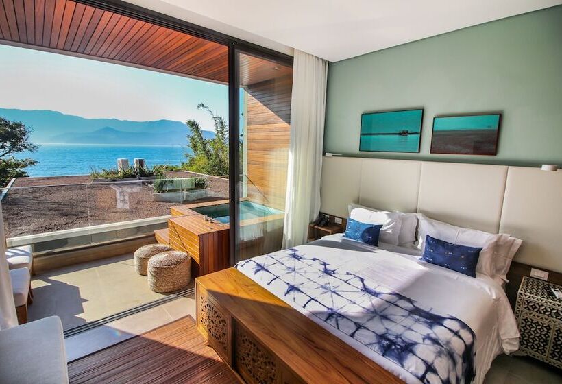 غرفة ديلوكس مطلّة علي البحر, Wyndham Ilhabela Casa Di Sirena