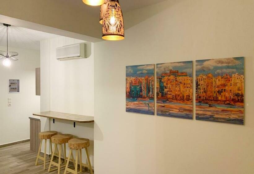 庭の見える1ベッドルームアパートメント, Iliovasilema