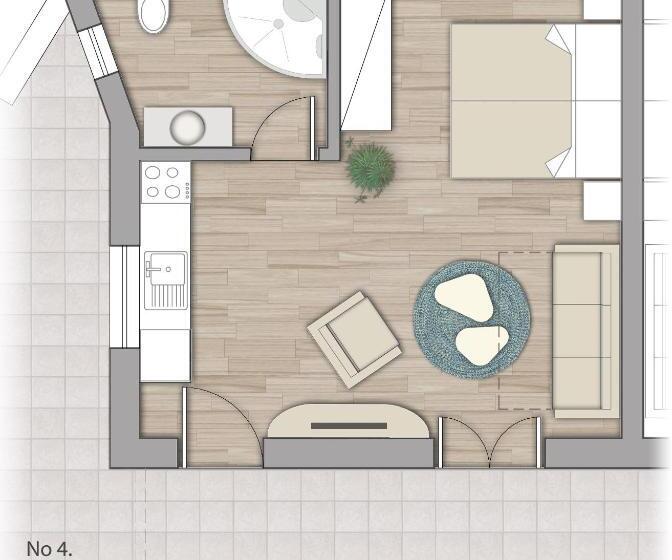 1ベッドルームのスーペリアアパートメント, Iliovasilema