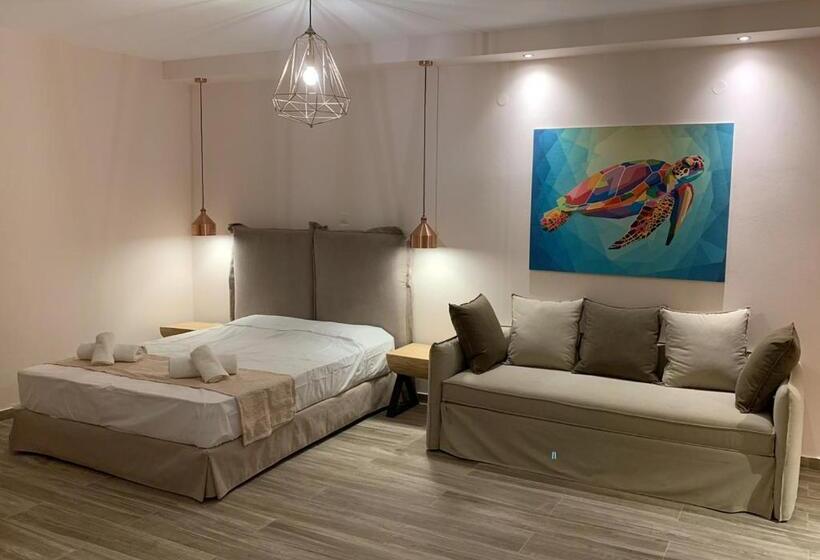 庭の見える1ベッドルームアパートメント, Iliovasilema