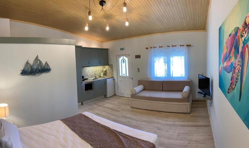 テラス付き1ベッドルームアパートメント, Iliovasilema