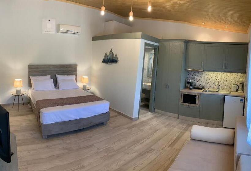 テラス付き1ベッドルームアパートメント, Iliovasilema