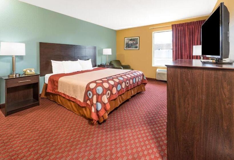 스탠다드 룸 킹사이즈 침대, Super 8 By Wyndham Troy Il/st. Louis Area
