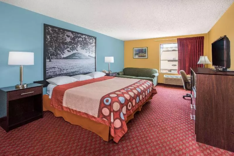 キングサイズベッドのスタンダードルーム, Super 8 By Wyndham Troy Il/st. Louis Area