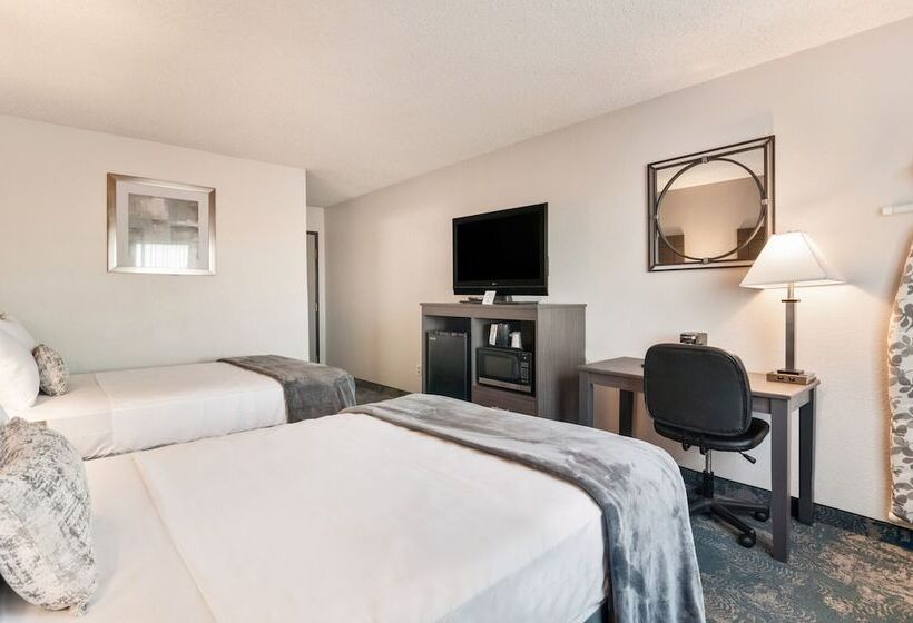 标准间, American Inn & Suites Metro Airport