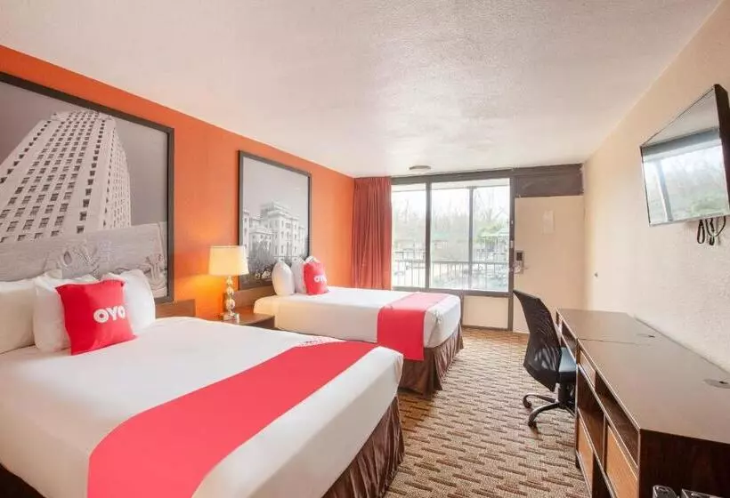 ２ダブルベッドのスタンダードルーム, OYO Hotel Port Allen LA I-10 West