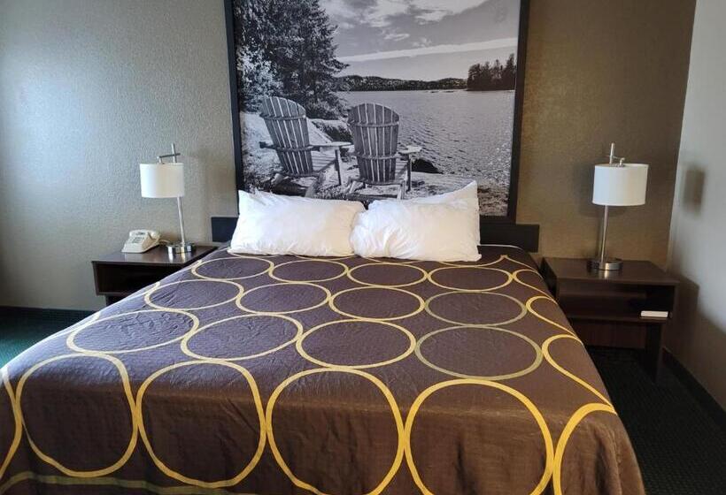 스탠다드 룸 킹사이즈 침대, Super 8 By Wyndham Ionia Mi