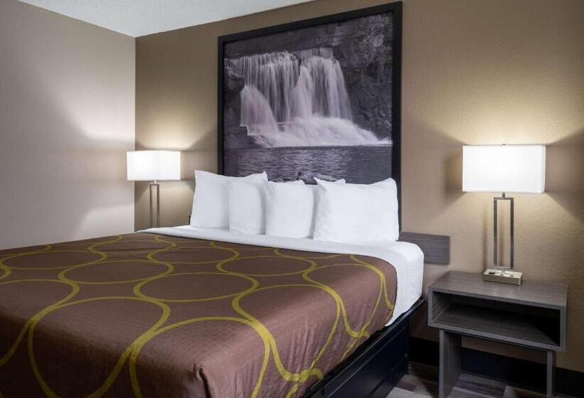 غرفة قياسية سرير كينج لذوى الإحتياجات الخاصة, Super 8 By Wyndham Merrillville