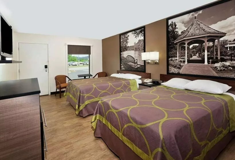 ２ダブルベッドのスタンダードルーム, Super 8 By Wyndham Ringgold Chattanooga Area
