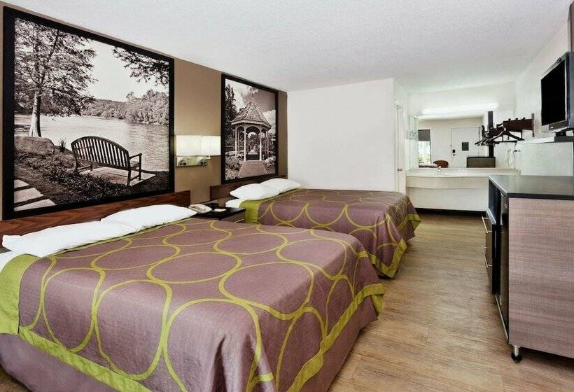 غرفه قياسيه سريرين مزدوجين, Super 8 By Wyndham Ringgold Chattanooga Area