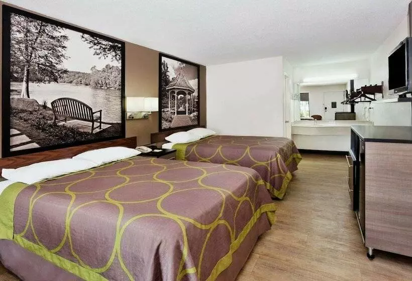 ２ダブルベッドのスタンダードルーム, Super 8 By Wyndham Ringgold Chattanooga Area