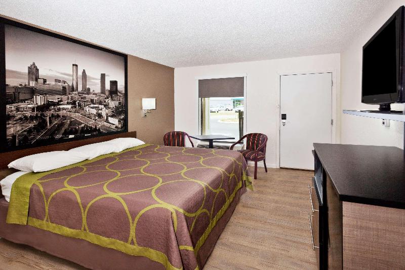 스탠다드 룸 킹사이즈 침대, Super 8 By Wyndham Ringgold Chattanooga Area