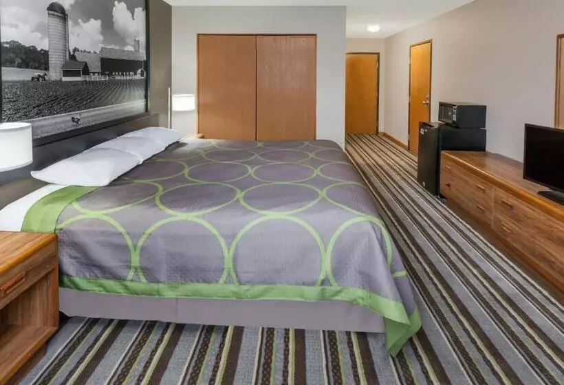 Standard-huone King-vuode, Super 8 By Wyndham Watseka