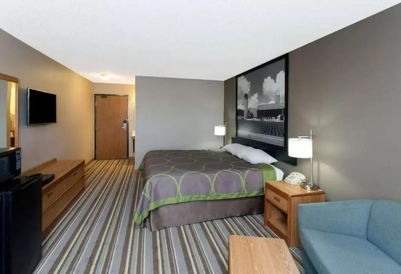 Standard-huone King-vuode, Super 8 By Wyndham Watseka