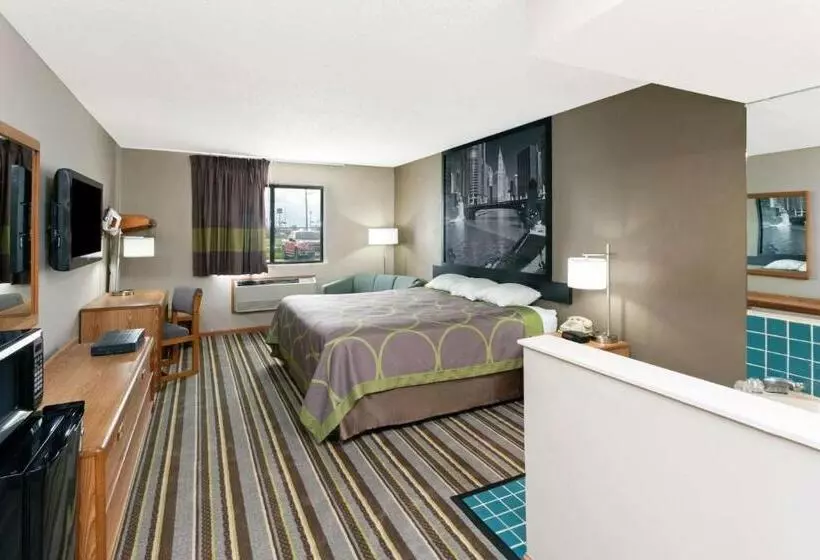 Standard-huone King-vuode, Super 8 By Wyndham Watseka