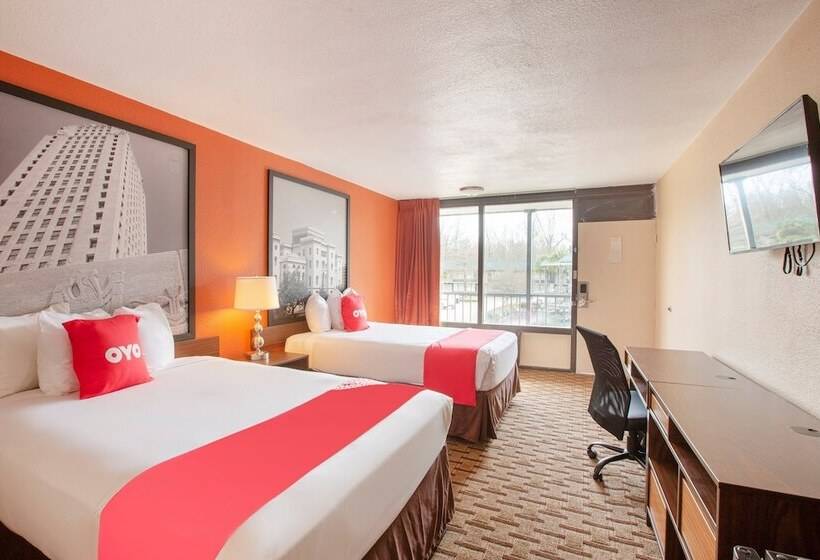 חדר סטנדרט שתי מיטות זוגיות, OYO Hotel Port Allen LA I-10 West