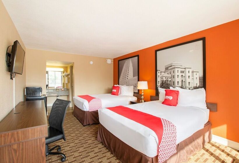 带2个双人床的标准工作室, OYO Hotel Port Allen LA I-10 West