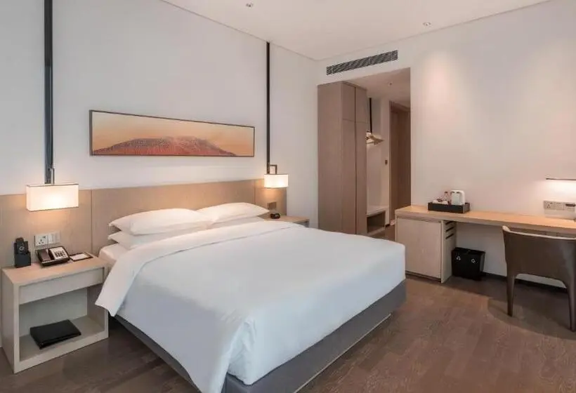 キングサイズベッドのスタンダードルーム, Hyatt Place Changsha Airport