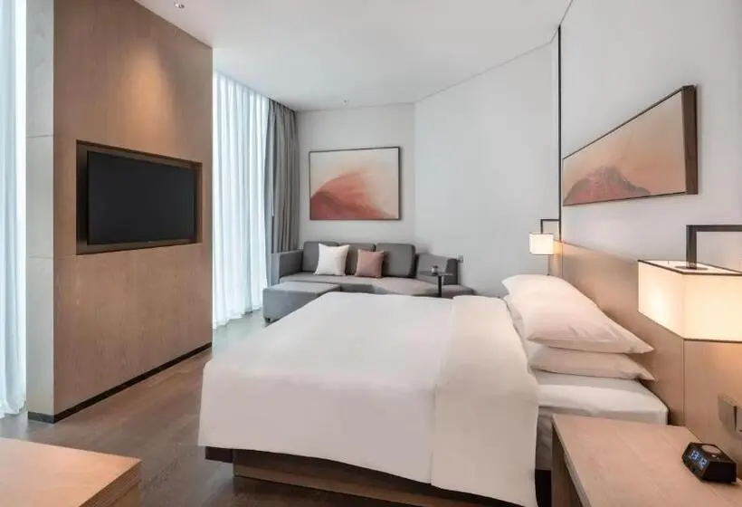 キングサイズベッドのスタンダードルーム, Hyatt Place Changsha Airport