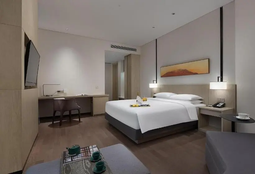 キングサイズベッドのスタンダードルーム, Hyatt Place Changsha Airport