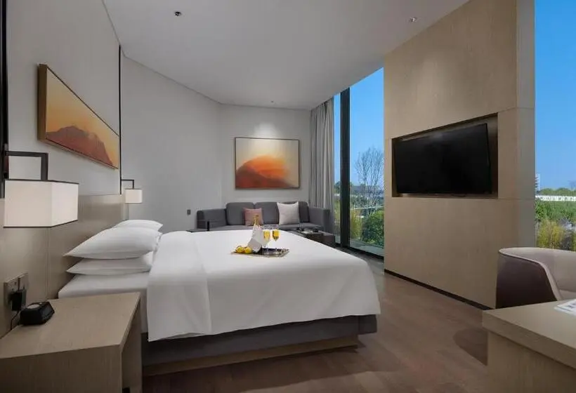 キングサイズベッドのスタンダードルーム, Hyatt Place Changsha Airport