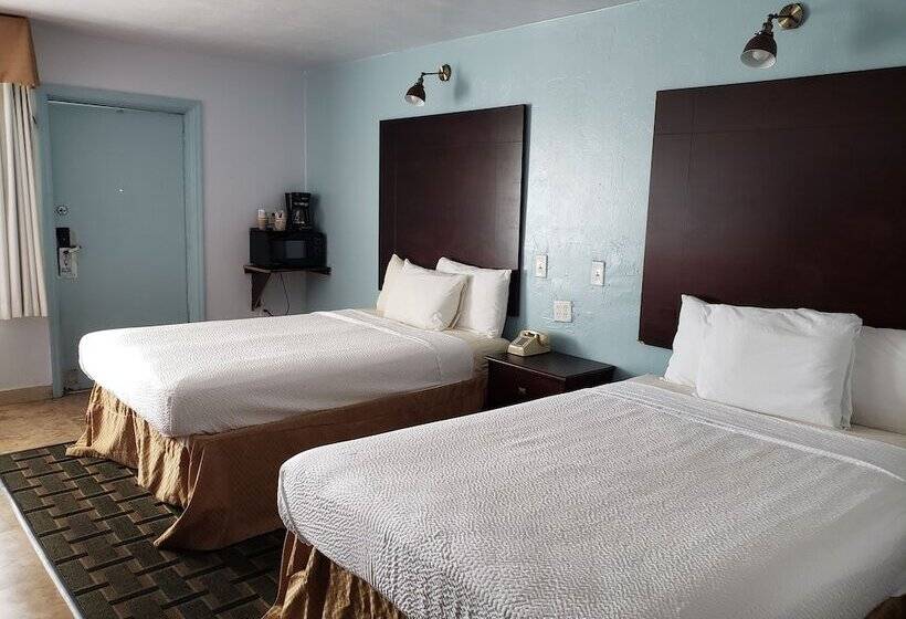 غرفه قياسيه سريرين مزدوجين, Topaz Motel  Flagler Beach