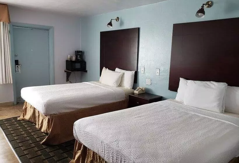 Standard-huone 2 Parivuodetta, Topaz Motel Flagler Beach