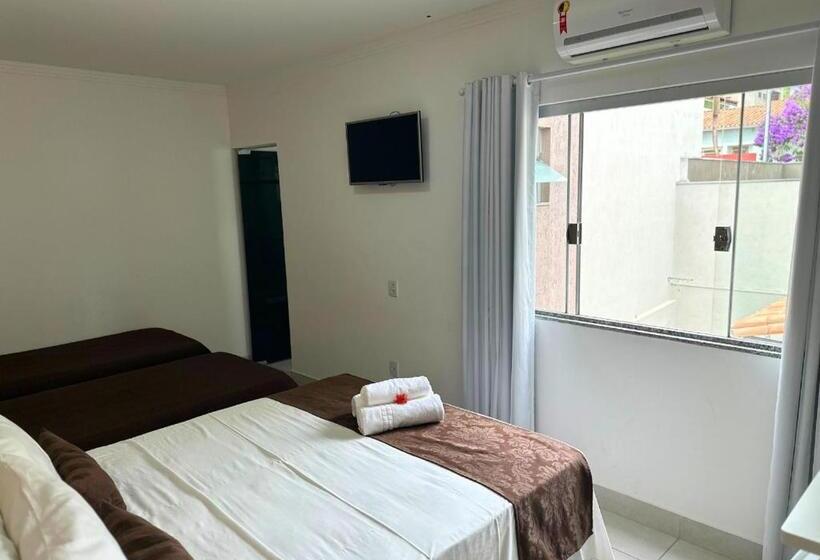 Quarto Familiar, Shalom Pousada Capitolio