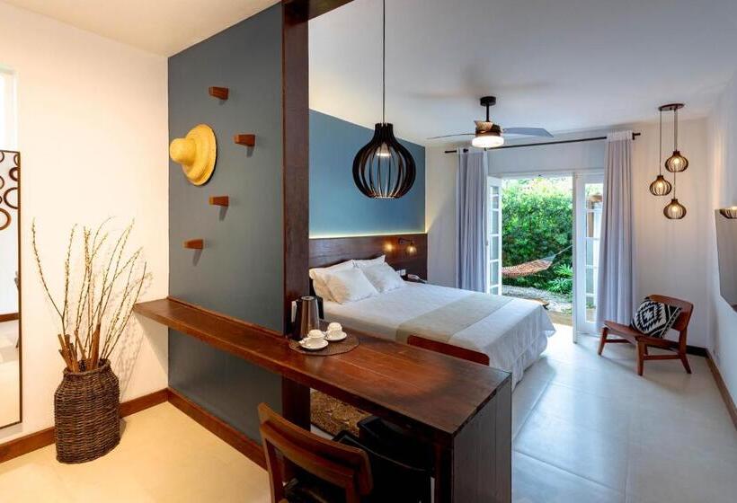 اتاق استاندارد با تخت بزرگ, Villa Sapê Pousada