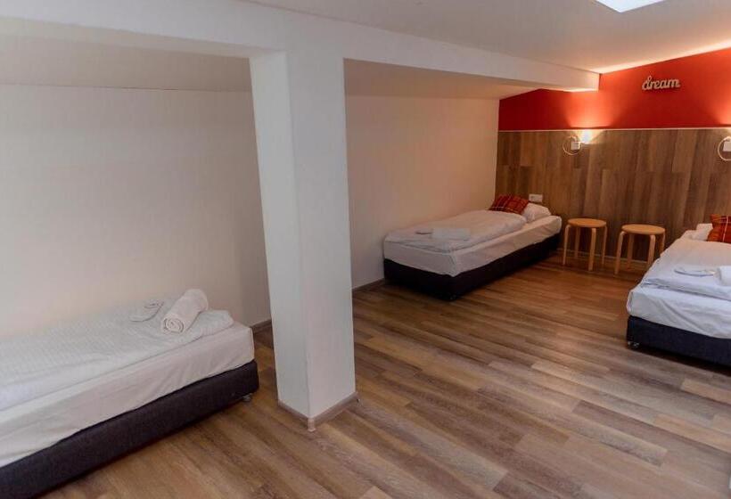 اتاق استاندارد چهارنفره با سرویس بهداشتی مشترک, Prague Dream Hostel