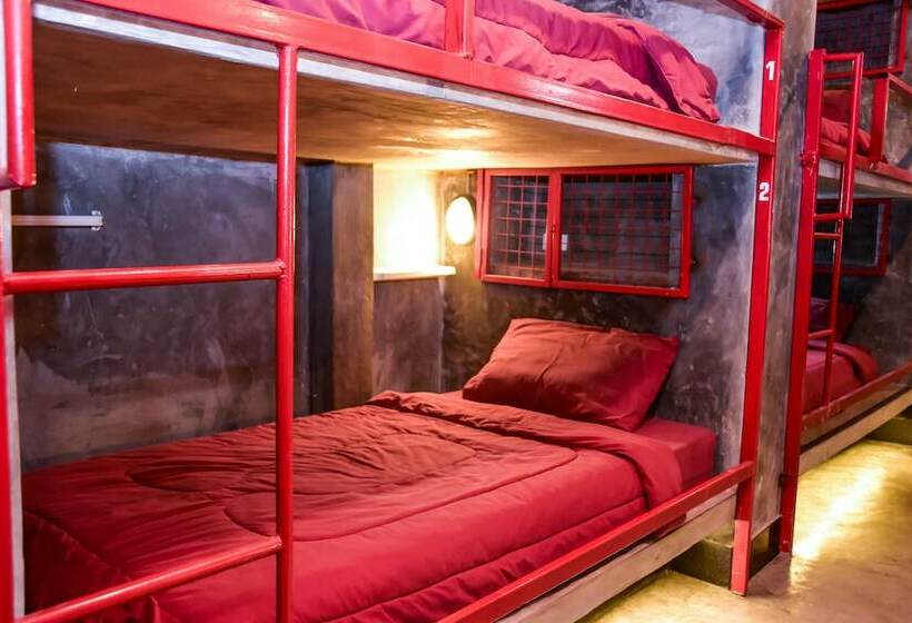 共用房间的床, Mad Monkey Luang Prabang